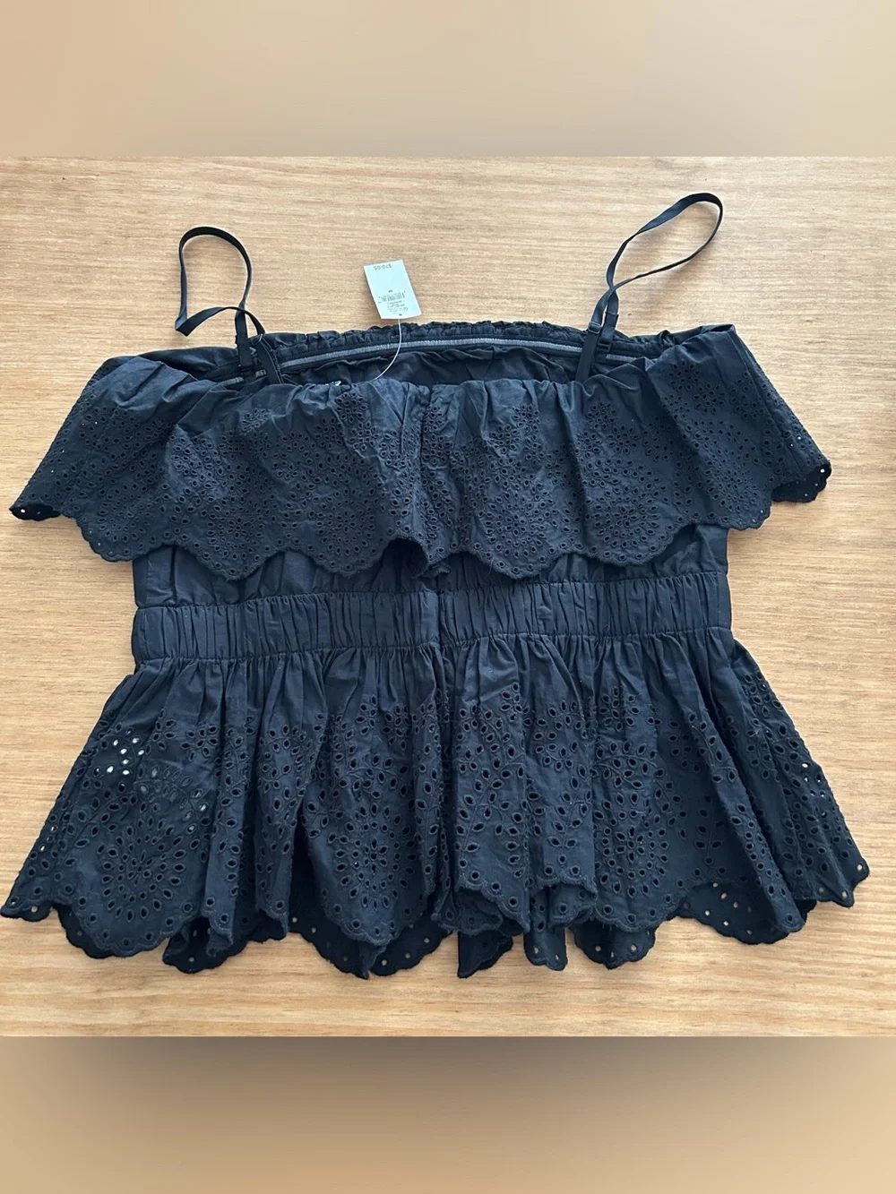 GAP Poplin Eyelet Ruffle Top - Picture 5 of 12